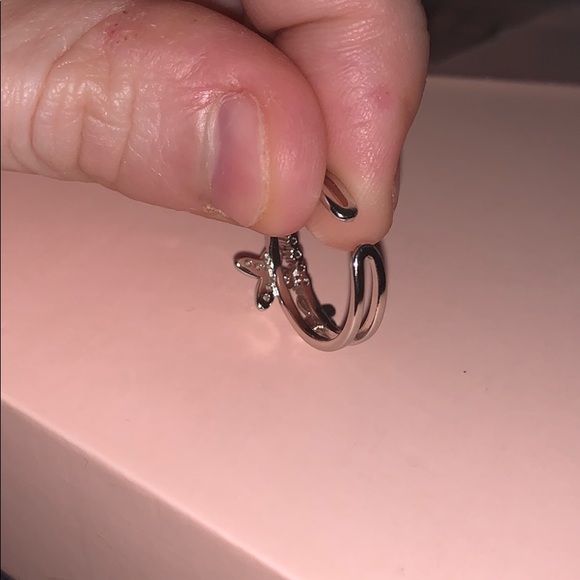 Butterfly Open sterling Silver Ring - Picture 6 of 7